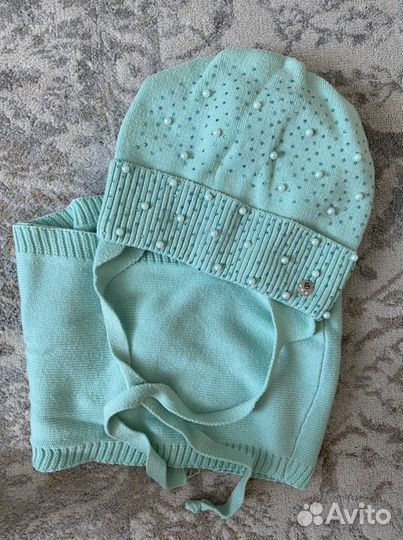 Комплект шапка, шарф снуд