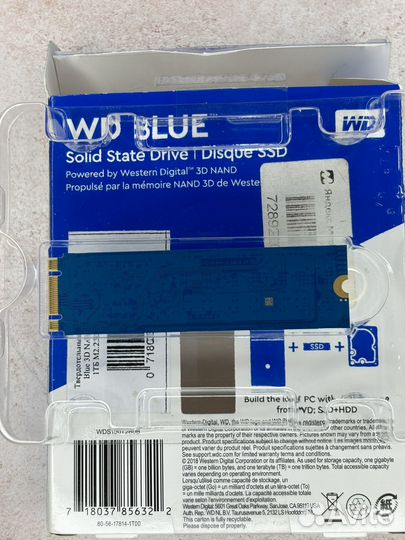 Ssd m2 1tb wd blue 3D nand