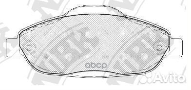 Колодки передние (peugeot 3008, 308) PN0450 PN0
