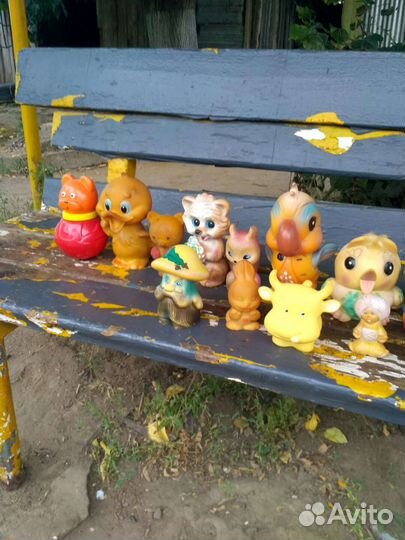 Резиновые игрушки СССР