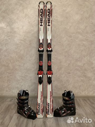 Горные лыжи, ботинки Head