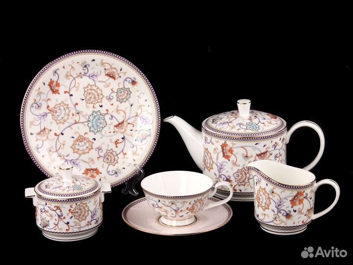 AnnalafargEmily королеваанна чайный сервиз тарелки