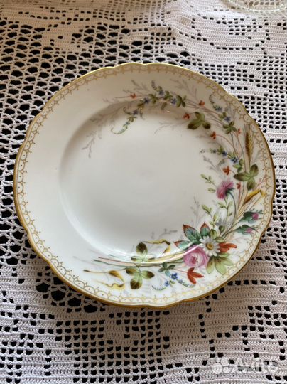Тарелка фарфор антиквариат