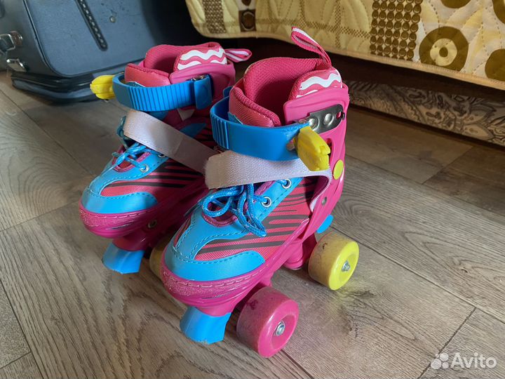 Ролики детские размер регулируемый примерно до 28