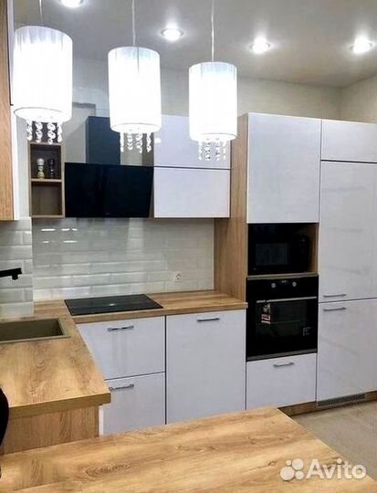 Современная кухня на заказ мдф фасады