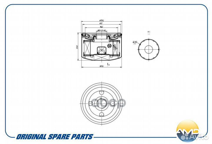 Фильтр масляный renault (Logan LS) (Sandero BS0