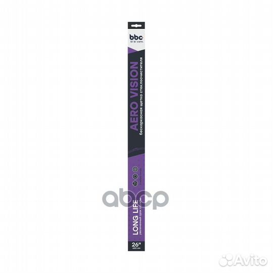 Щетка стеклоочистителя бескаркасная BiBiCare 65