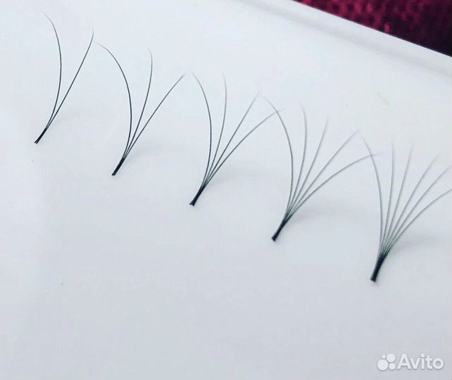 Готовые пучки для наращивания ресниц