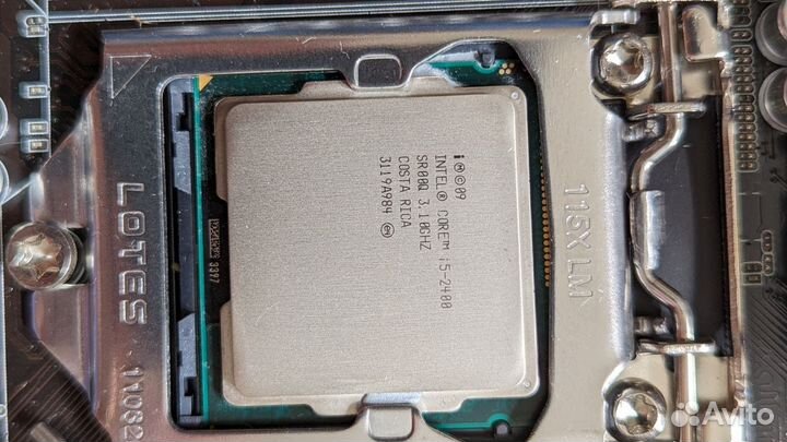 Материнская плата Asus P8P67+intel core i5 2400