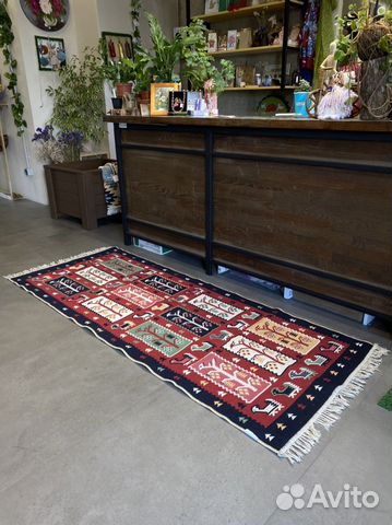 Коврик дорожка 80x200 Восточные Двусторонние