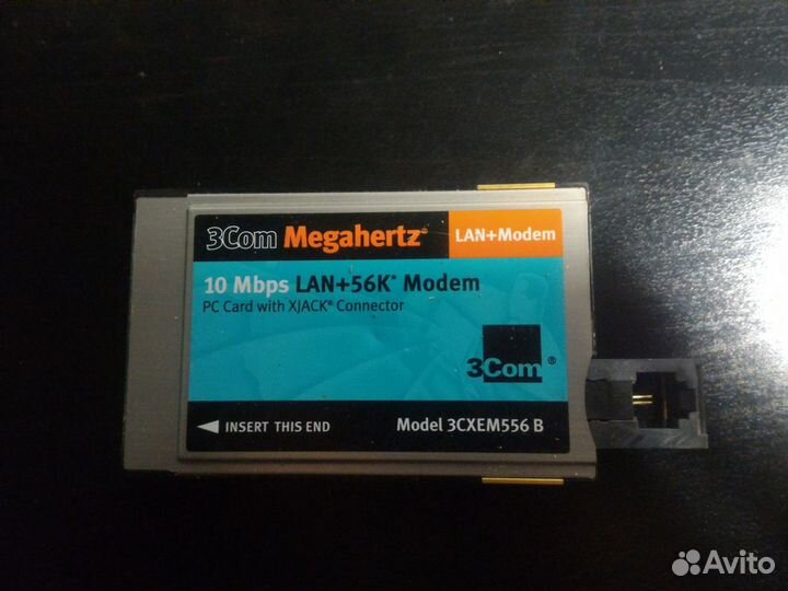 Pcmcia модем(PC card) 56k