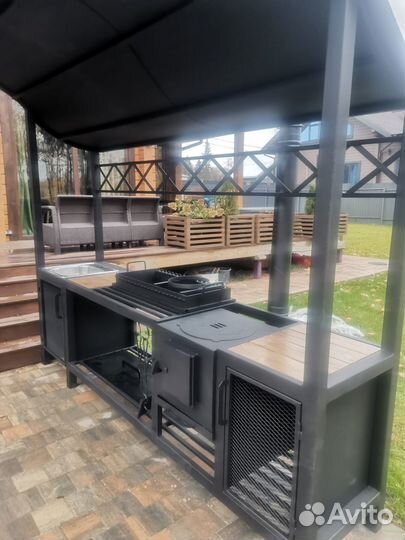 Мангальная зона loft