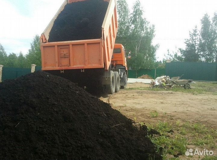 Торф, навоз, чернозем, щебень, песок