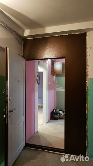 Двери-перег,метал,2е уплотнение,рама50х50,ночник18