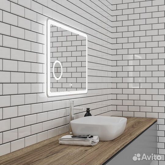 Зеркало Grossman Leo 100 1610080 с подсветкой с с