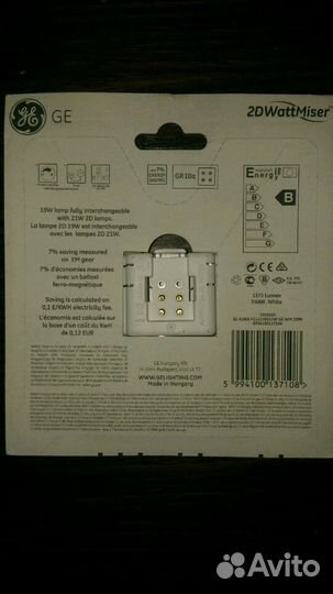 Люминесцентная лампа GE 2D21/835 3500K