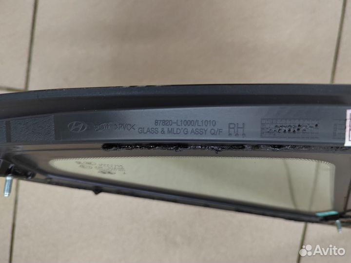 Форточка правая задняя Hyundai Sonata DN8