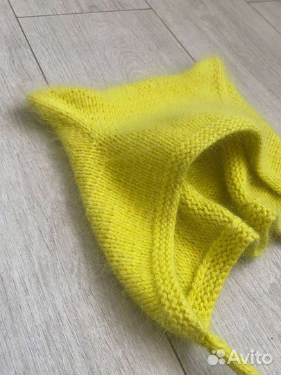 Шапка чепчик с ушками