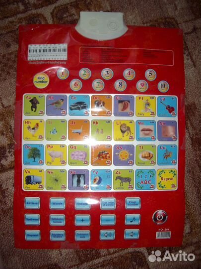 Английский алфавит азбука говорящий плакат