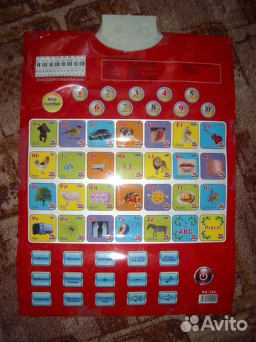 Английский алфавит азбука говорящий плакат