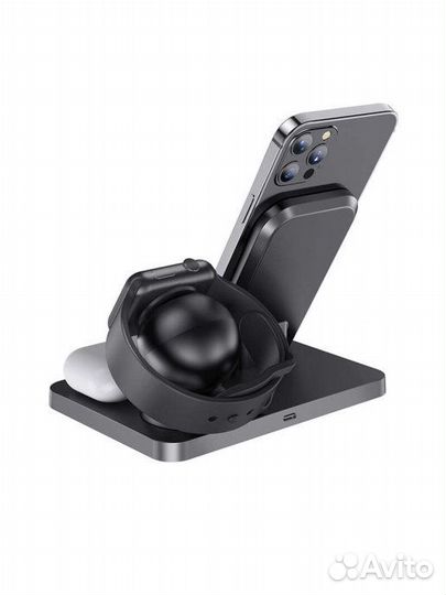 Беспроводная Док-Станция на 3 Устройства (15 Watt)