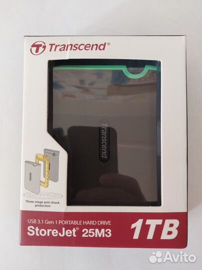 Внешний жесткий диск Transcend 1TB