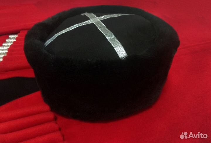 Кубанка из черного мутона Ващенко