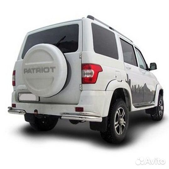 Защита заднего бампера UAZ patriot (2014)