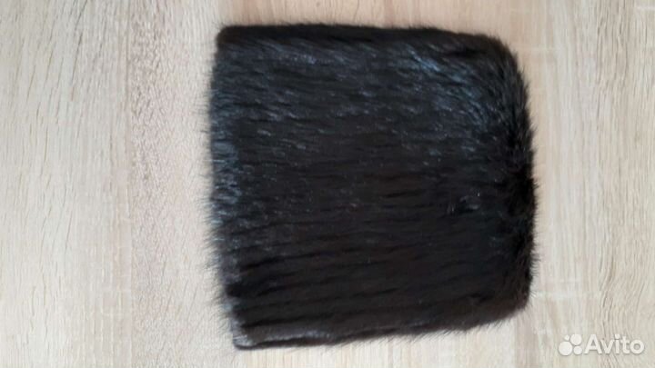 Шапка женская вязаная норка