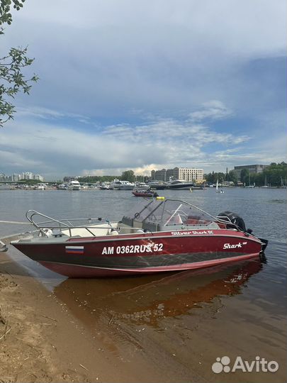 Алюминевый катер silver shark