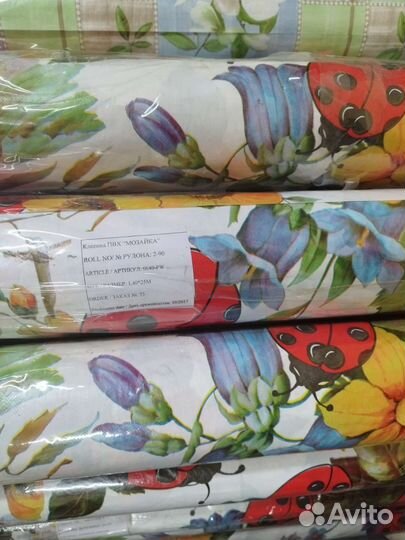 Клеенка пвх в рулоне размером 1,4 м на 25 м