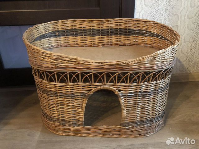 Лежанка домик для кошек собак