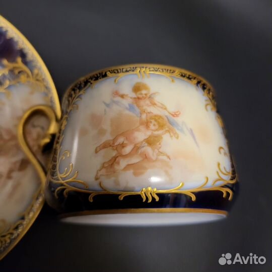 Чайная пара Братьев Корниловых 1884-1917 г