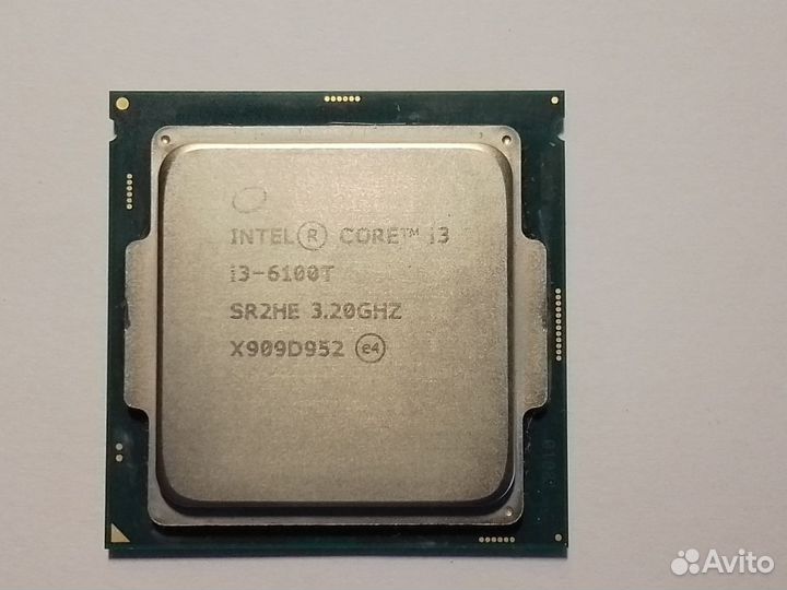 Процессор i3 6100t/LGA 1151/3.2Ghz