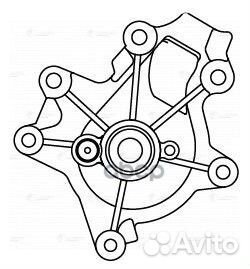 Насос водяной для а/м Toyota Corolla (13) /RAV