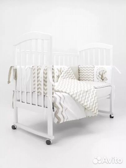 Комплект в кроватку для новорожденных
