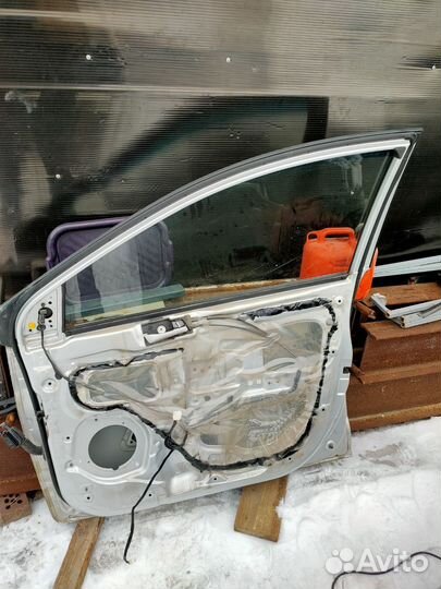 Дверь передняя правая solaris1 серебристый