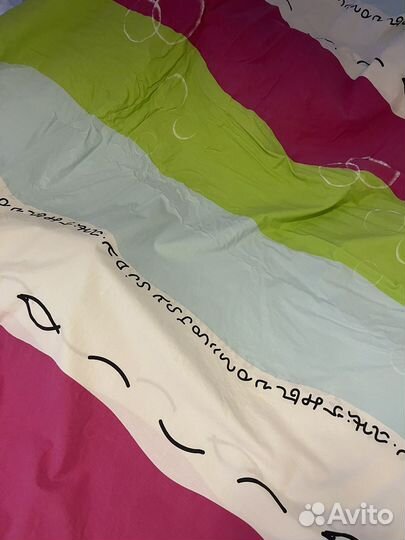 Пододеяльник бу 180 200 поплин 2 шт