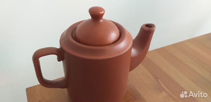 Чайник заварочный новый керамический коричневый