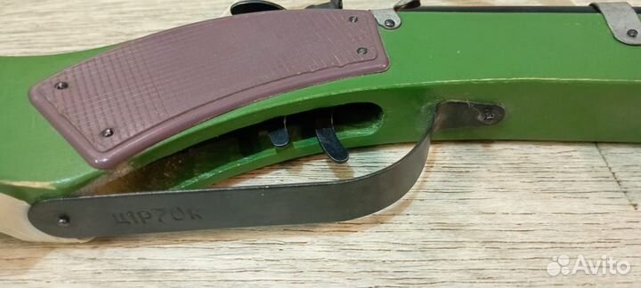 Игрушка ружьё двухстволка 1970г