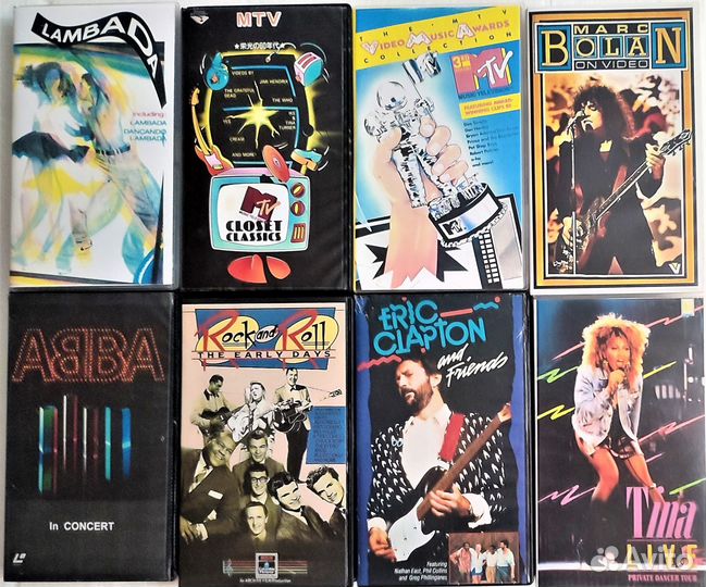 Видеокассеты VHS музыка hi fi