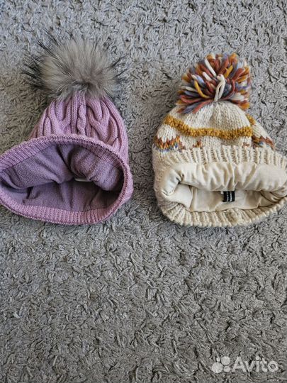 Новые шапочки на девочку