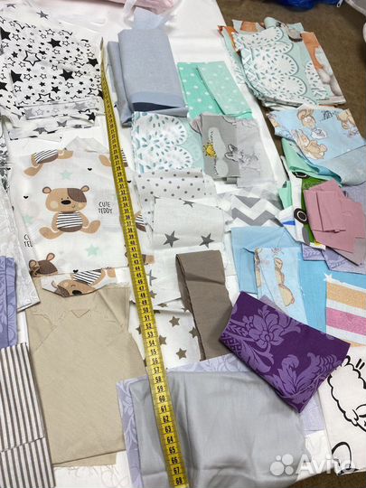 Лоскут ткани весовой хлопок бязь поплин