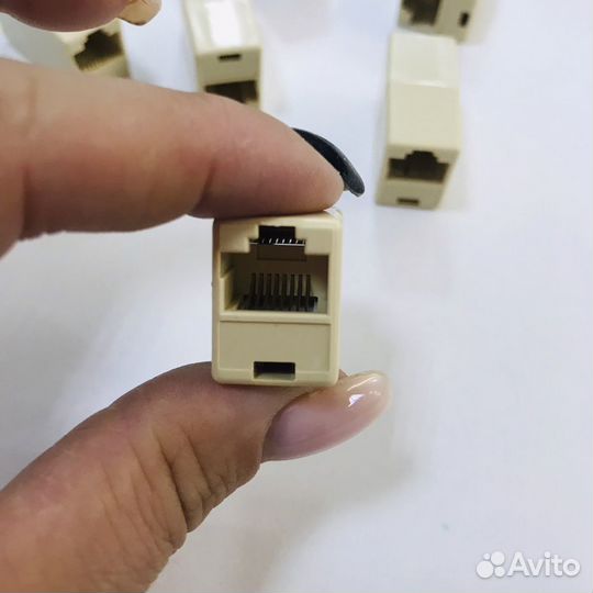 Соединитель интернет кабеля Модуль RJ-45 - RJ-45