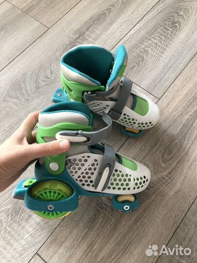 Ролики выдвижные четырехколесные