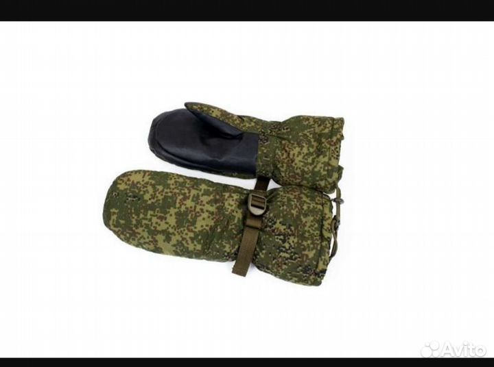 Рукавицы вкпо уставные армейские, военные. Цифра