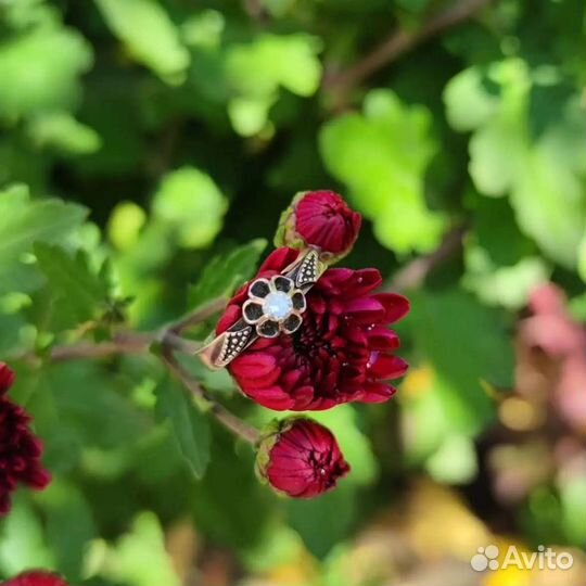 Кольцо серебряное 875 СССР