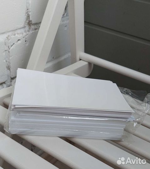 Фотобумага белая 10х15 остатки