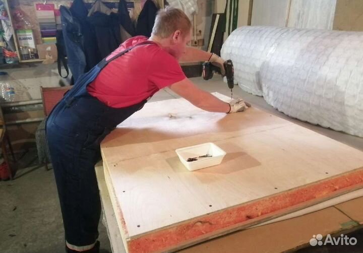 Ремонт дивана, замена пружинного блока,поролона