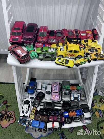 Детские машинки игрушки металлические